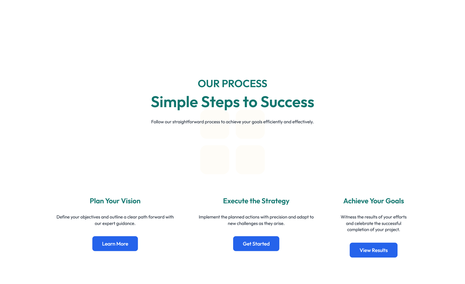 Feature Grid with 3-column Icon, Title, Text Cards 146 - Elementor component