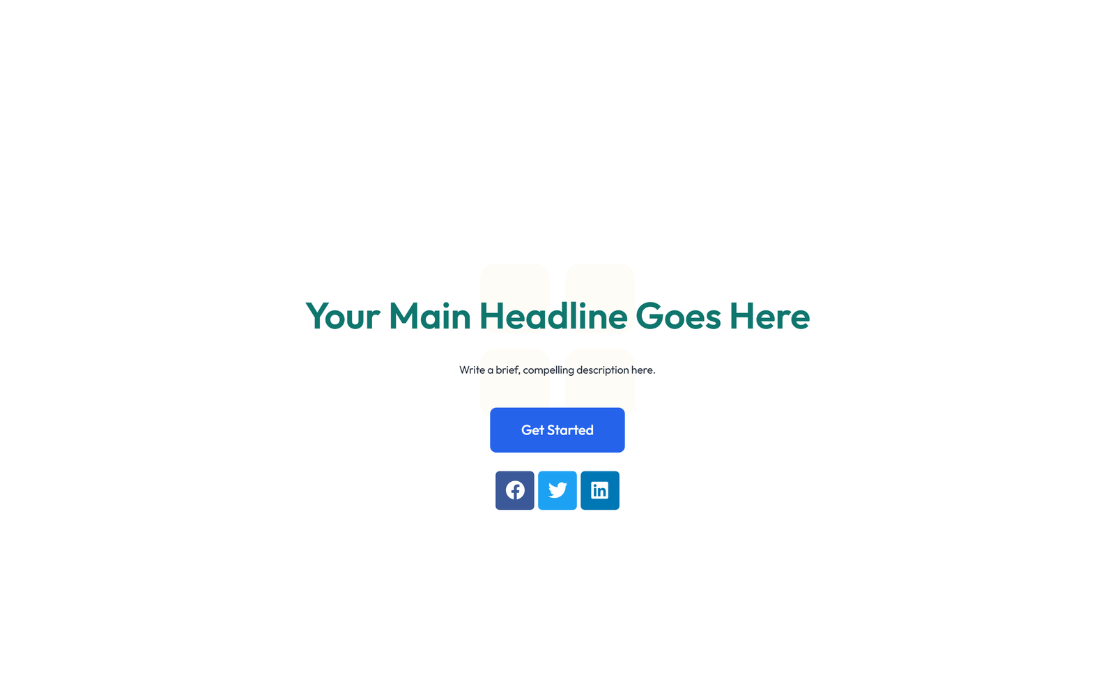 Screenshot of Split Hero with Text and Counters Left and Image Right - Elementor Hero Sections component