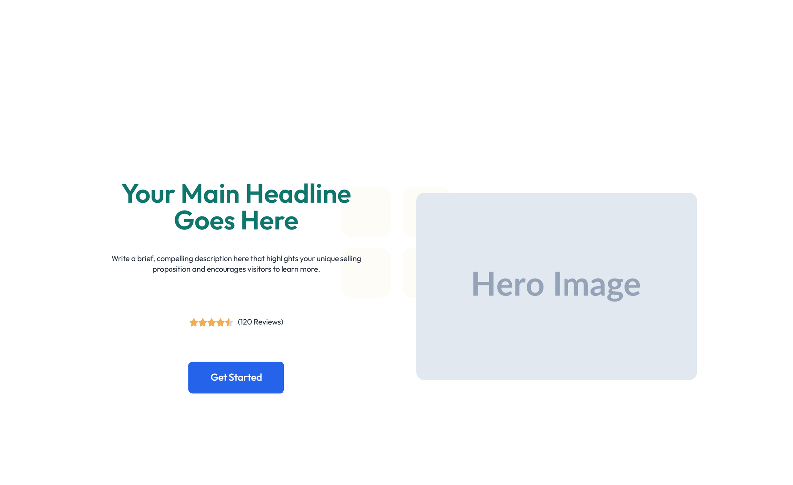 Centered Hero with H1, Subtitle, CTA, Trust Logos 4 - Elementor component