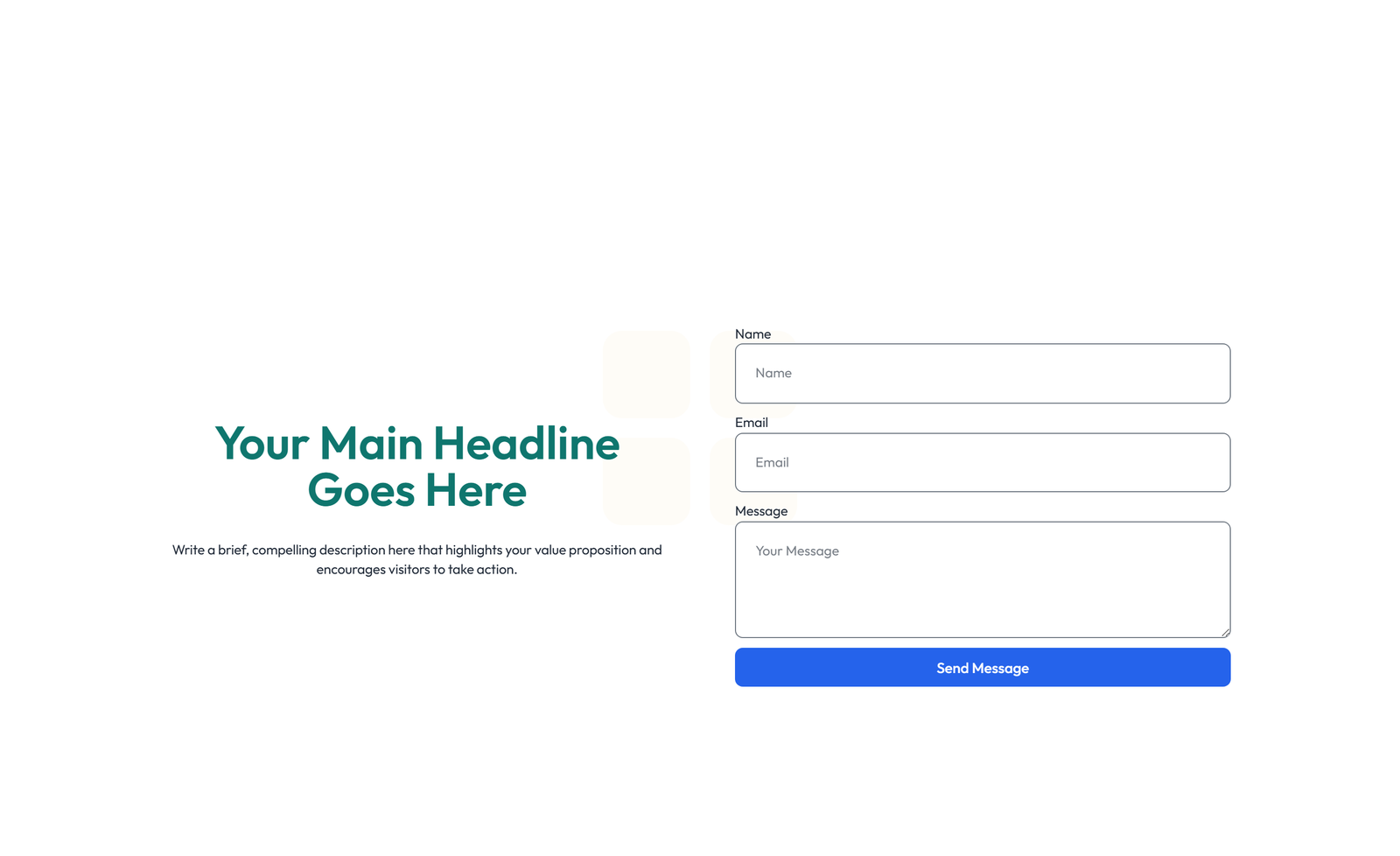 Screenshot of Split Hero with Text and Counters Left and Image Right 4 - Elementor Hero Sections component