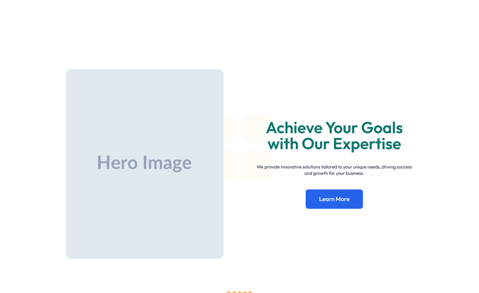 Centered Hero with H1, Subtitle, CTA Button 7 - Elementor component