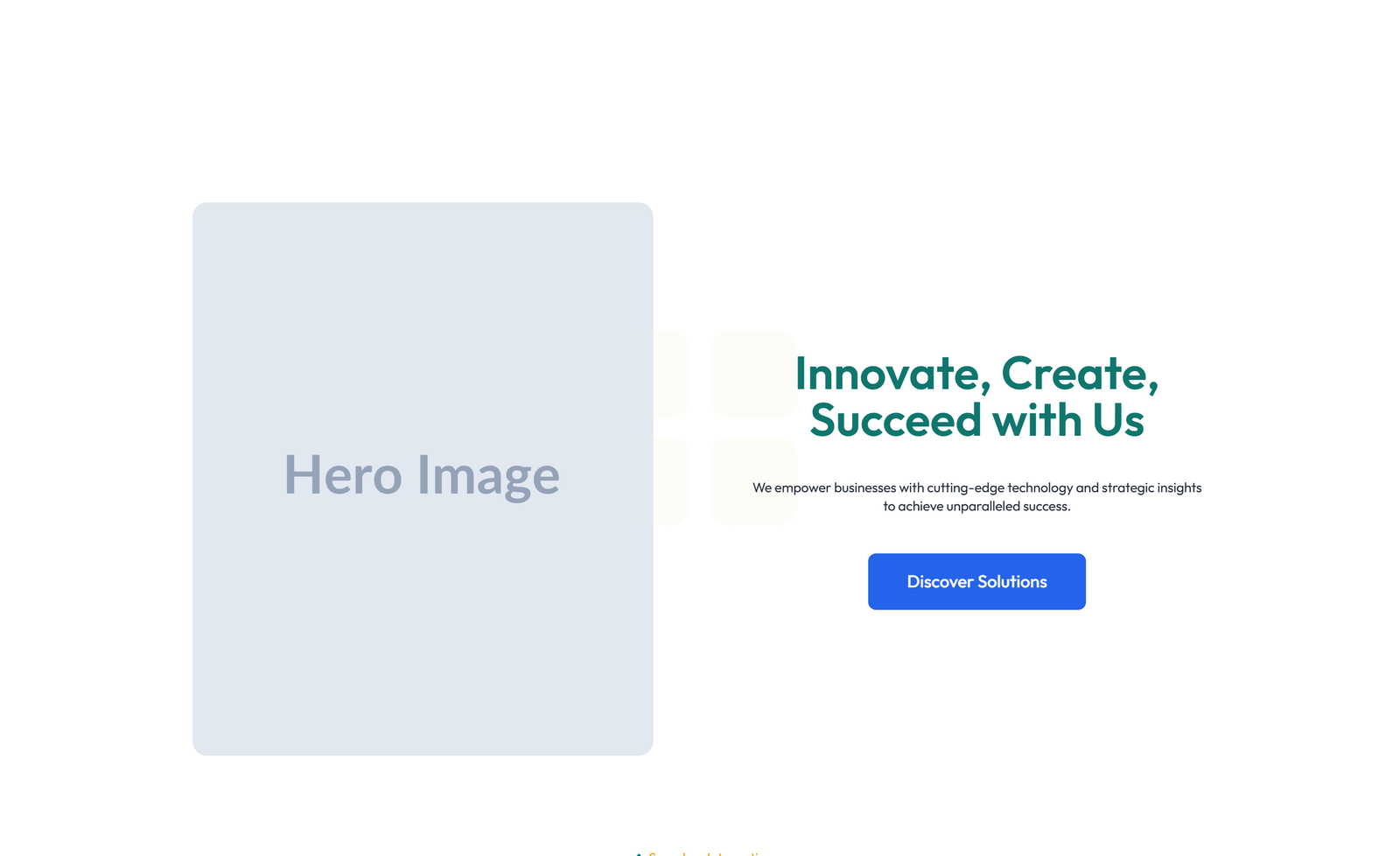 Centered Hero with H1, Subtitle, CTA, 3 Counter Stats 7 - Elementor component