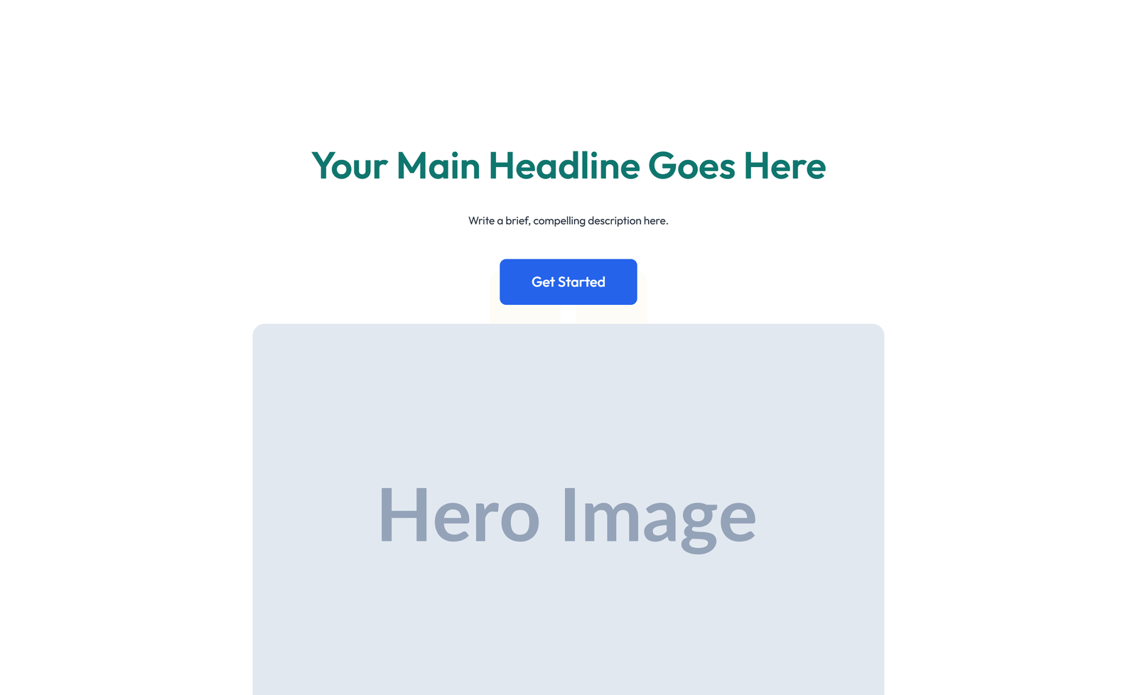 Split Hero with Text and Counters Left and Image Right 14 - Elementor component