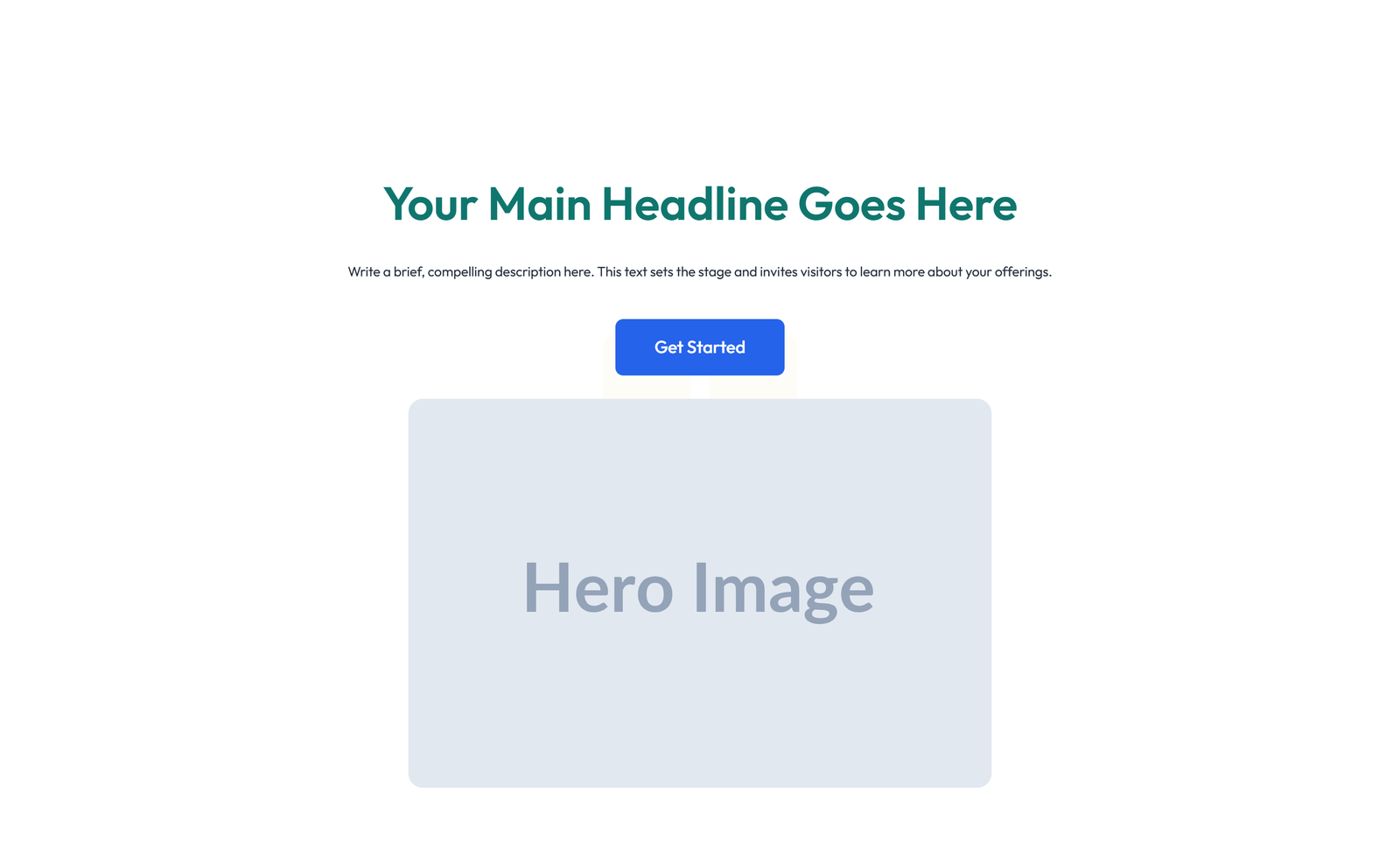 Split Hero with Text Left and Image Right and Two Buttons 16 - Elementor component