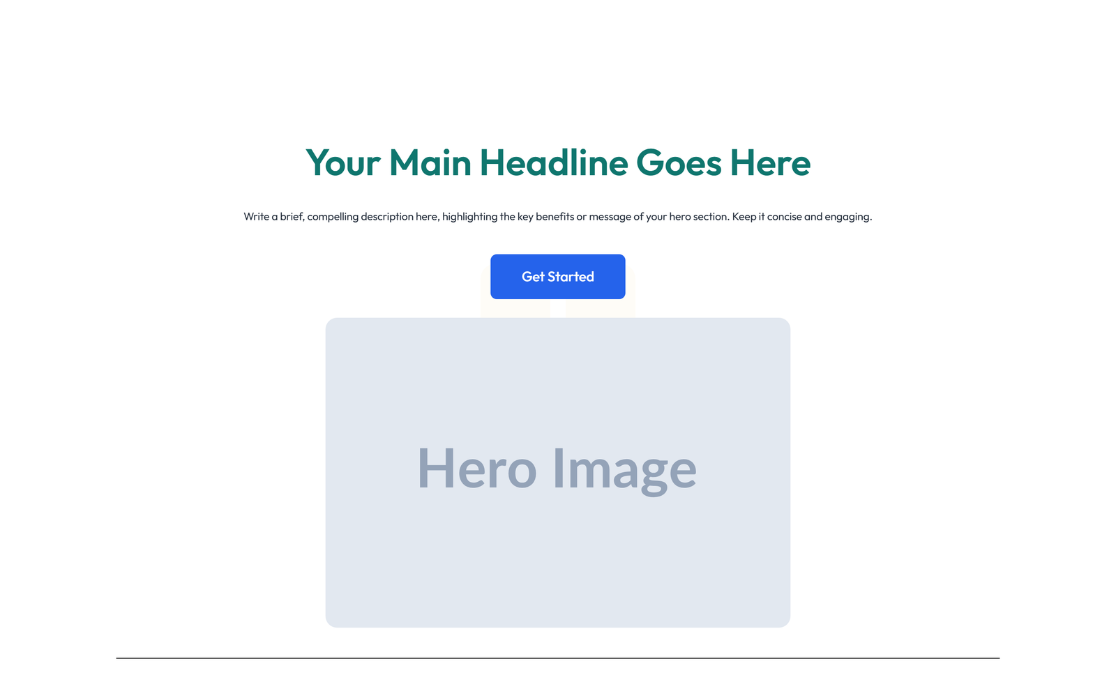Split Hero with Text Left and Image Right and Two Buttons 17 - Elementor component