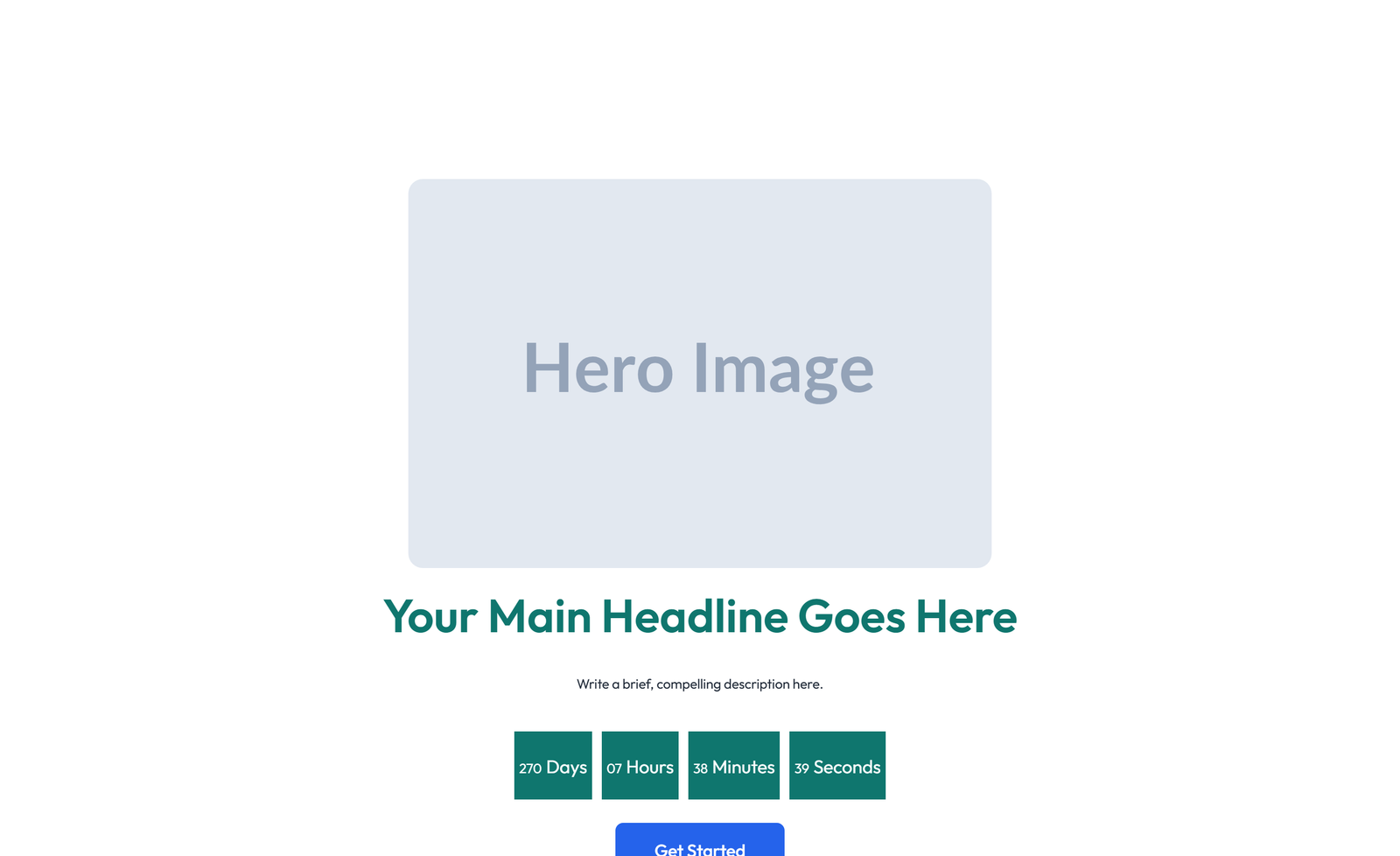 Split Hero with Image Left and Text Right and CTA 18 - Elementor component