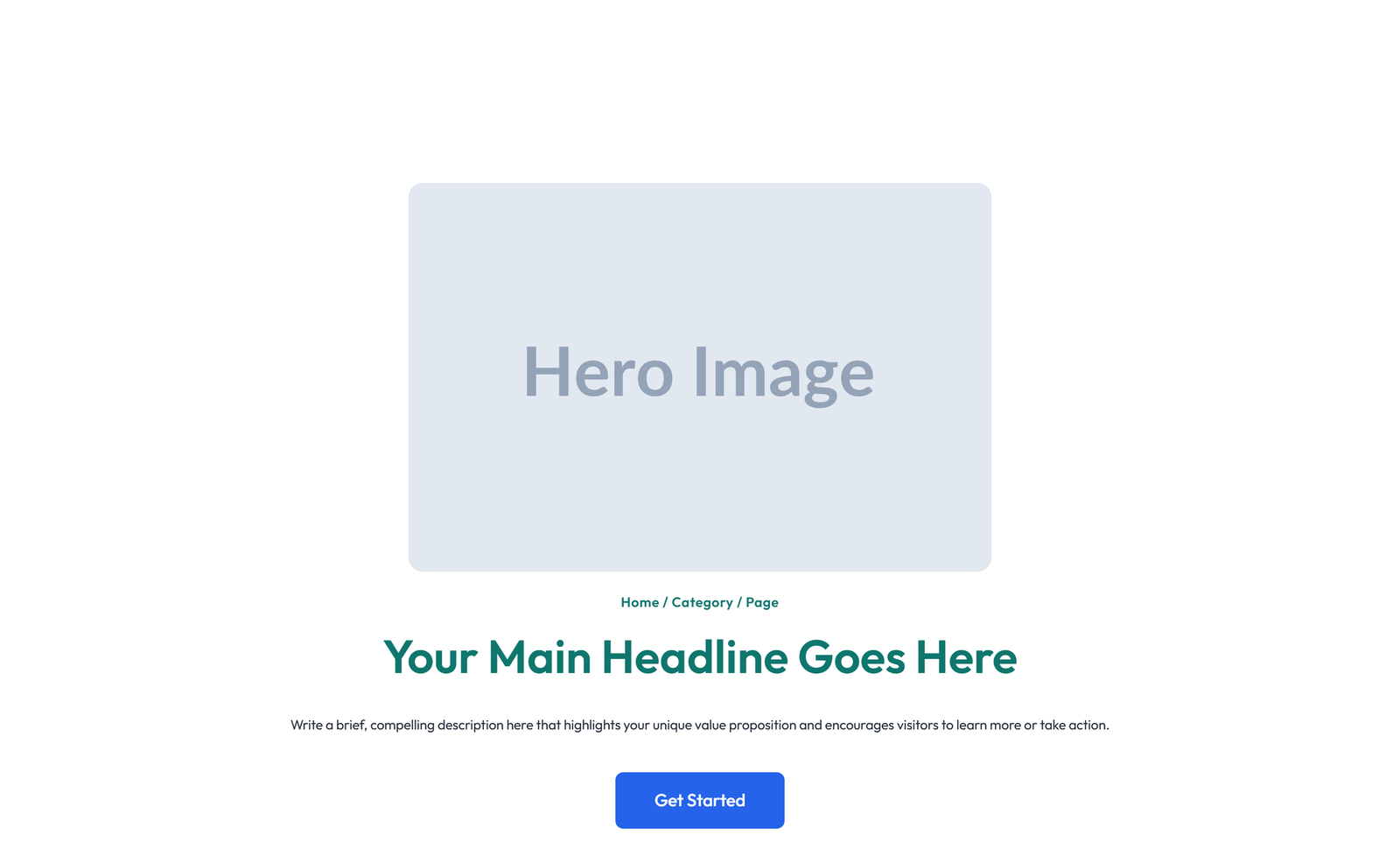 Split Hero with Image Left and Text Right and CTA 19 - Elementor component