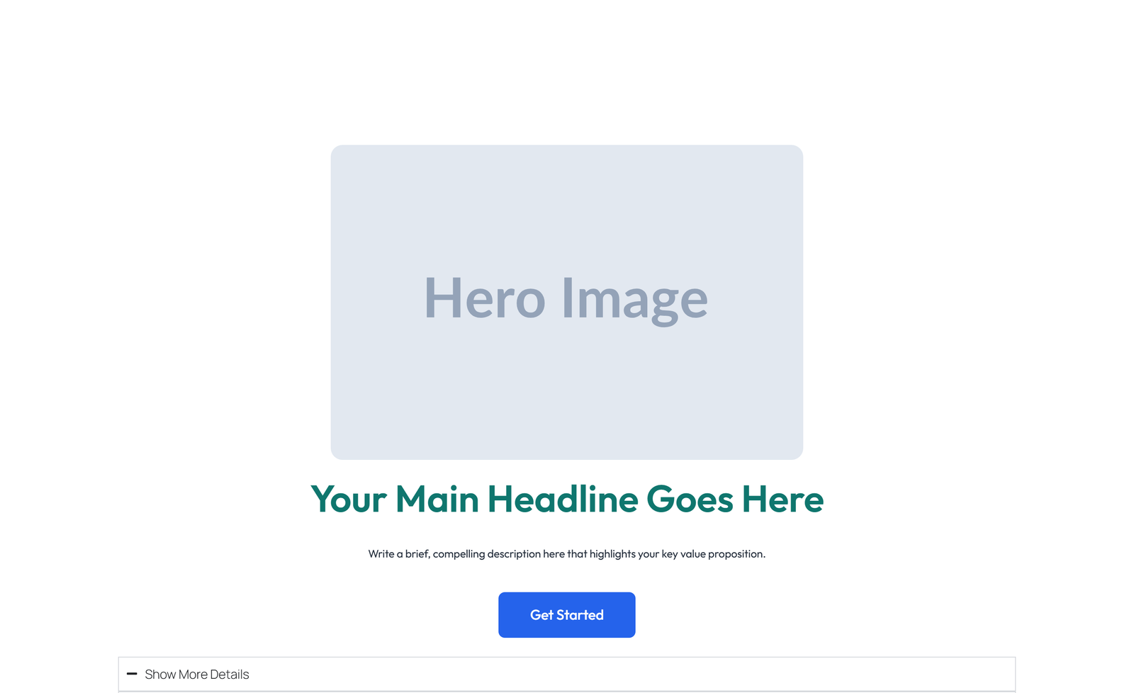 Split Hero with Text and Counters Left and Image Right 19 - Elementor component