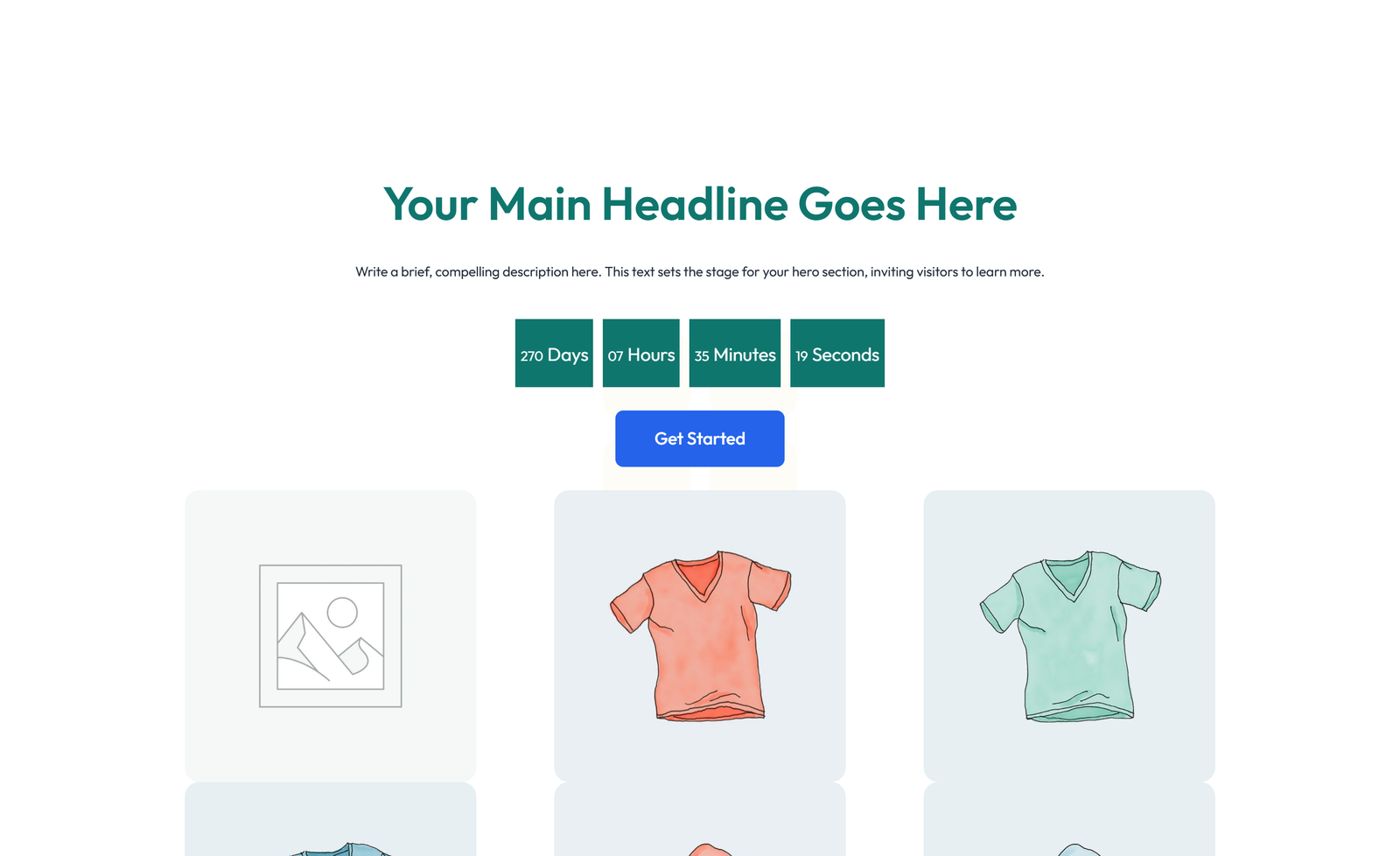 Split Hero with Image Left and Text Right and CTA 29 - Elementor component