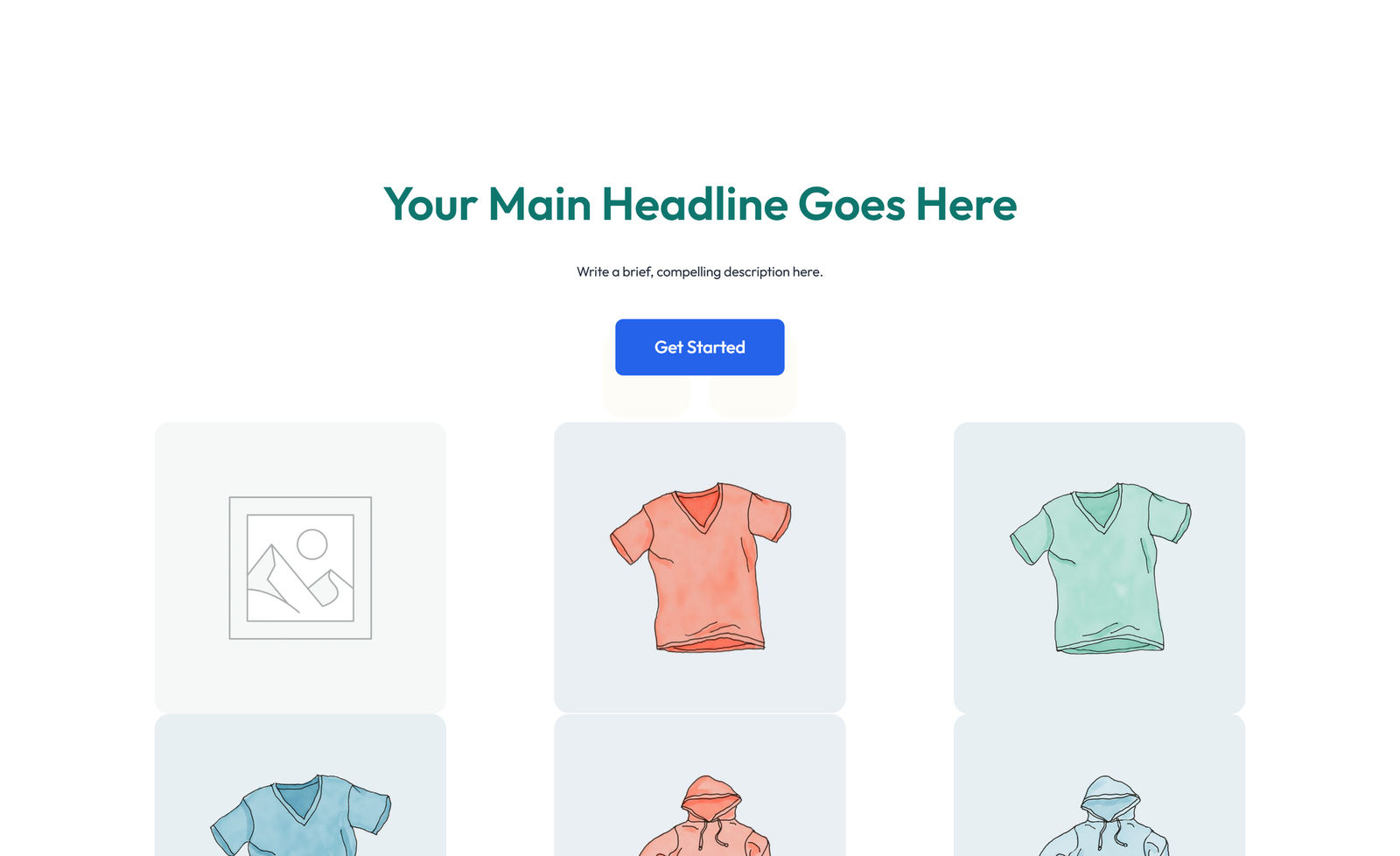 Centered Hero with H1, Subtitle, CTA, Trust Logos 30 - Elementor component
