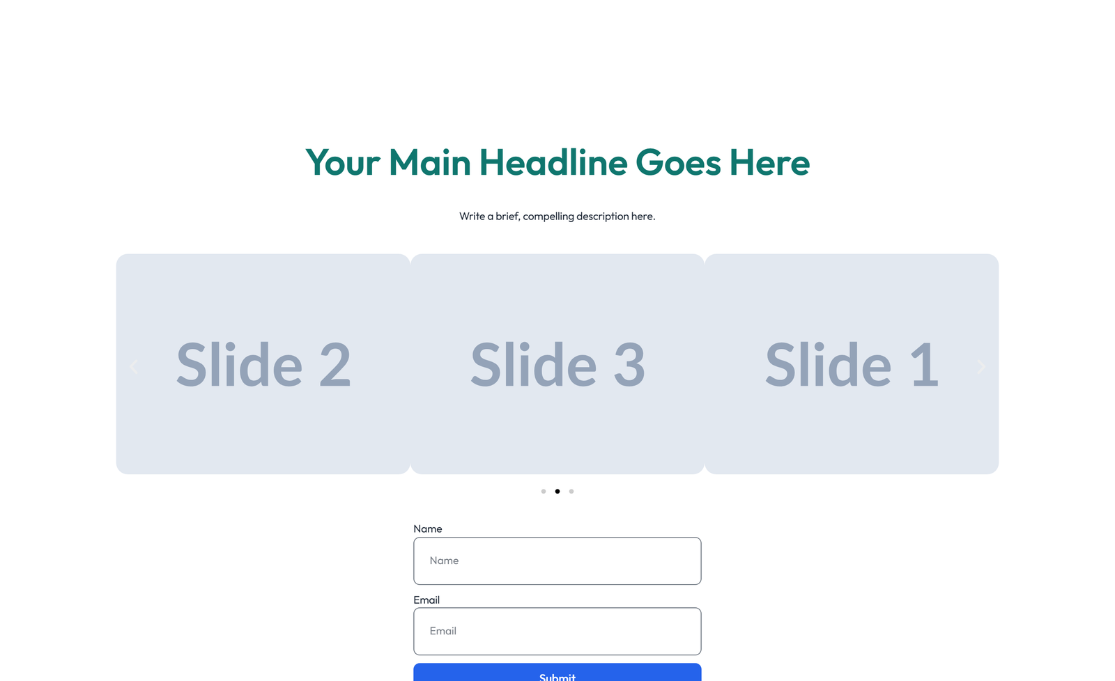 Split Hero with Text Left and Image Right and Two Buttons 32 - Elementor component