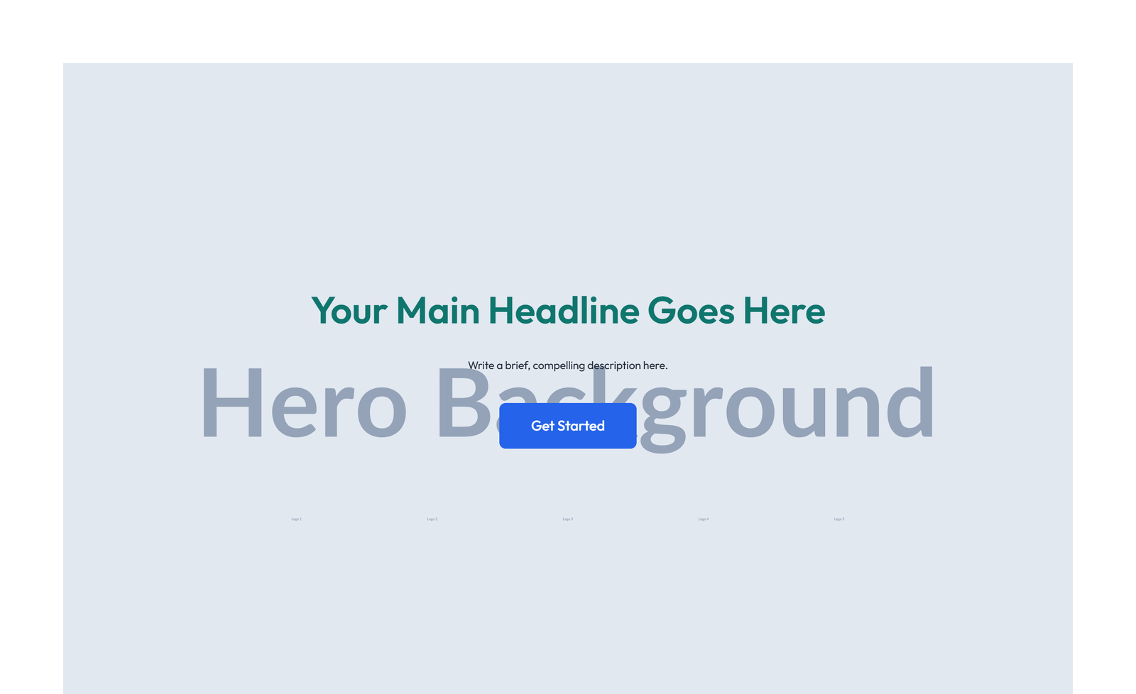 Centered Hero with H1, Subtitle, CTA, 3 Counter Stats 34 - Elementor component