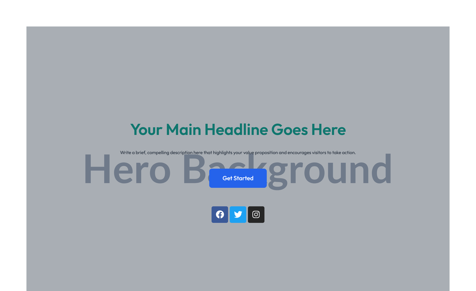 Split Hero with Text and Counters Left and Image Right 34 - Elementor component
