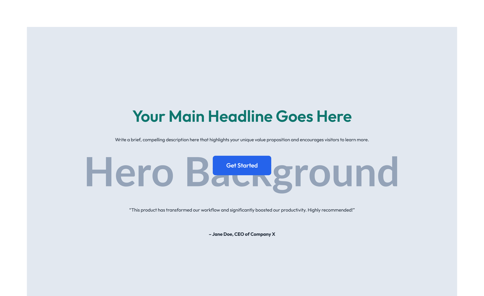 Split Hero with Image Left and Text Right and CTA 35 - Elementor component