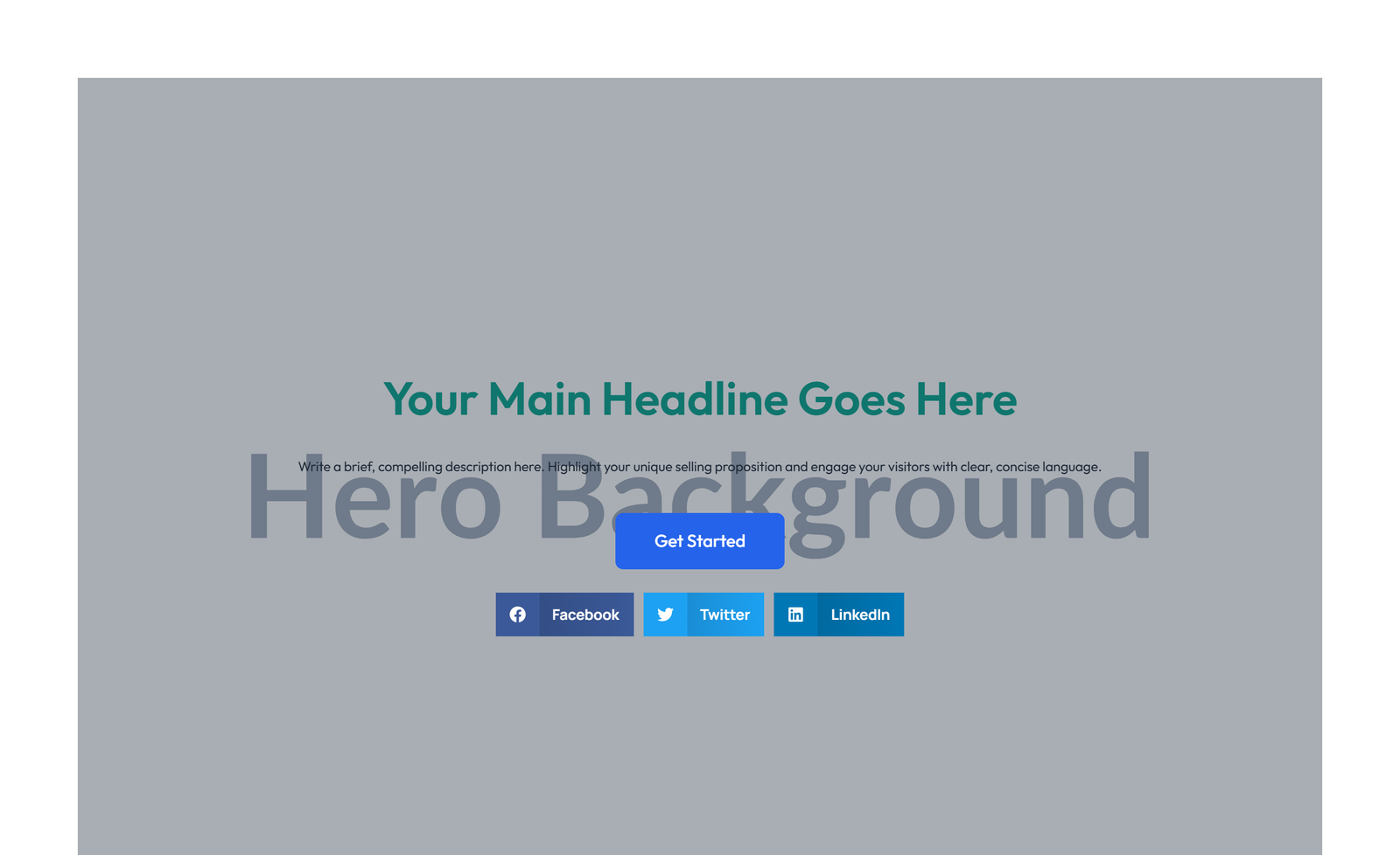 Centered Hero with H1, Subtitle, CTA, Trust Logos 36 - Elementor component