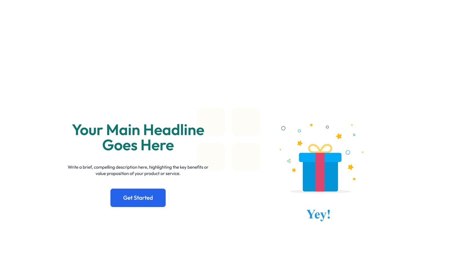 Screenshot of Split Hero with Image Left and Text Right and CTA 37 - Elementor Hero Sections component