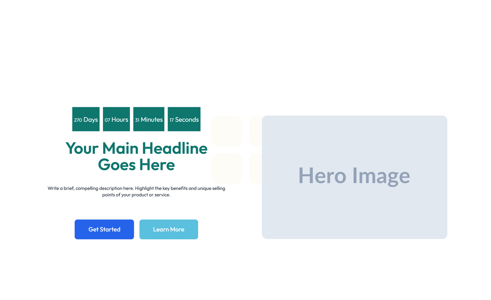 Centered Hero with H1, Subtitle, CTA, Trust Logos 43 - Elementor component
