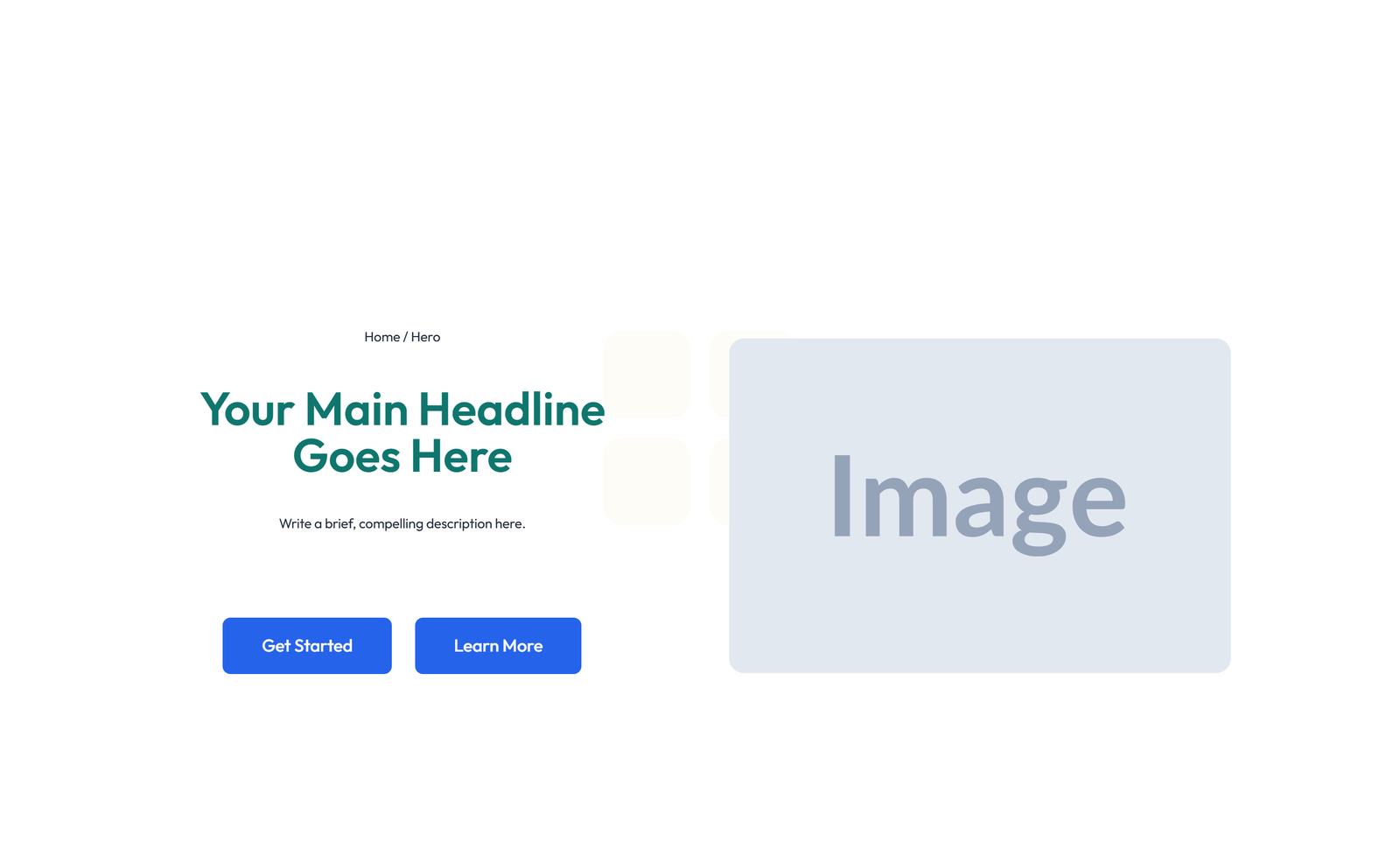 Centered Hero with H1, Subtitle, CTA, Trust Logos 44 - Elementor component