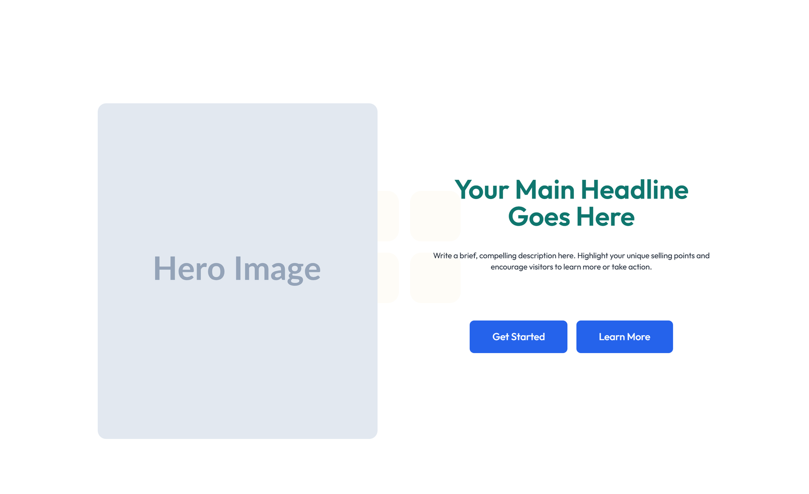 Screenshot of Centered Hero with H1, Subtitle, CTA, Trust Logos 45 - Elementor Hero Sections component