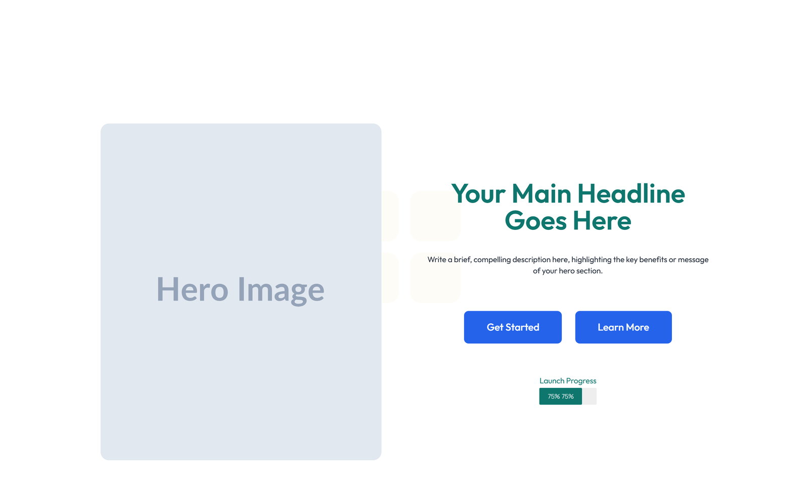 Centered Hero with H1, Subtitle, CTA, Trust Logos 46 - Elementor component