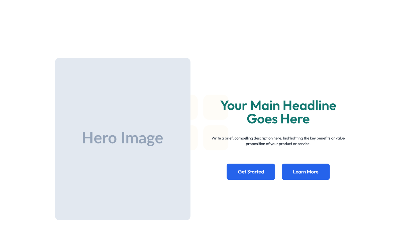 Centered Hero with H1, Subtitle, CTA, Trust Logos 51 - Elementor component