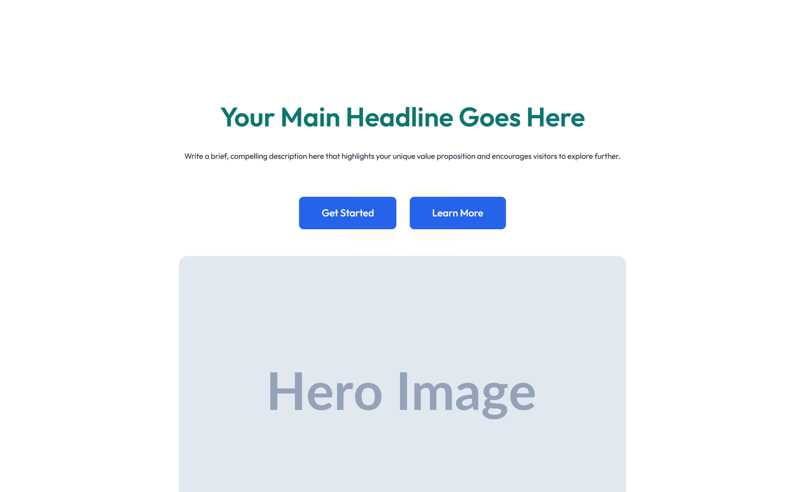 Split Hero with Text Left and Image Right and Two Buttons 53 - Elementor component