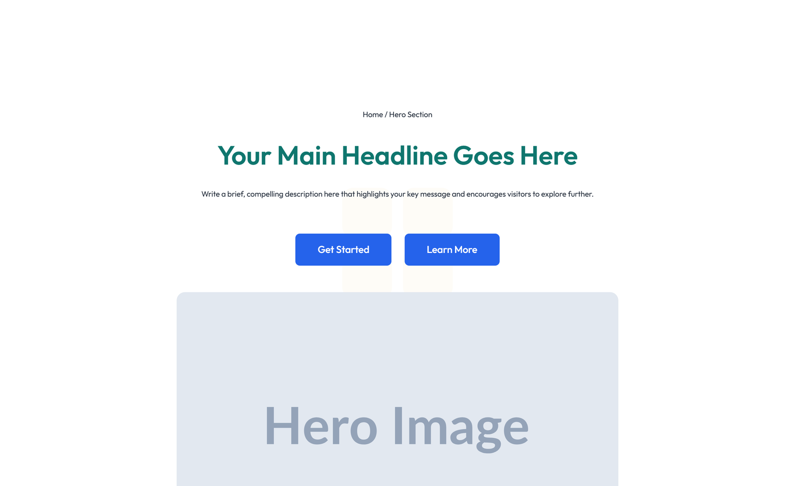 Centered Hero with H1, Subtitle, CTA, Trust Logos 55 - Elementor component