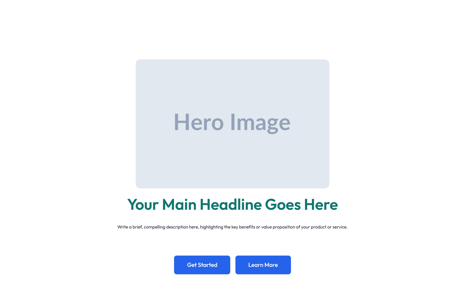 Centered Hero with H1, Subtitle, CTA, Trust Logos 58 - Elementor component