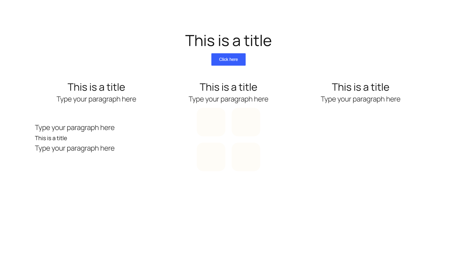 Screenshot of Centered Hero with Single Button, Quote Block, and 3-stat Counter - Elementor Hero Sections component