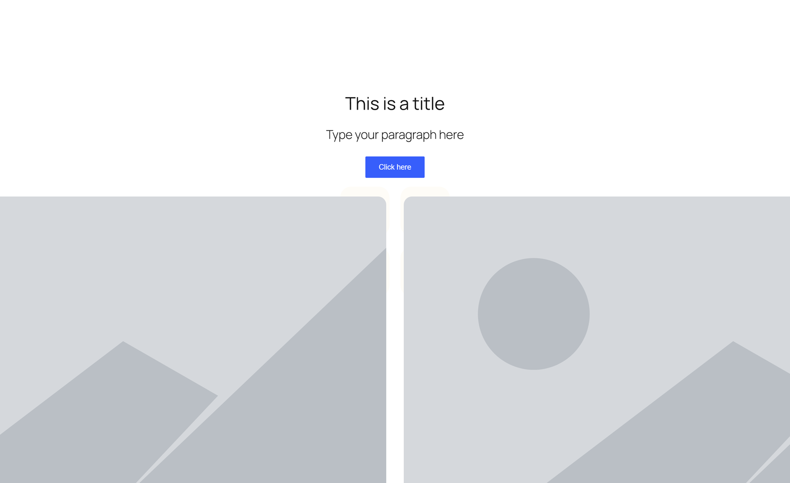 Centered Hero with Button and Client Logo Row - Elementor component