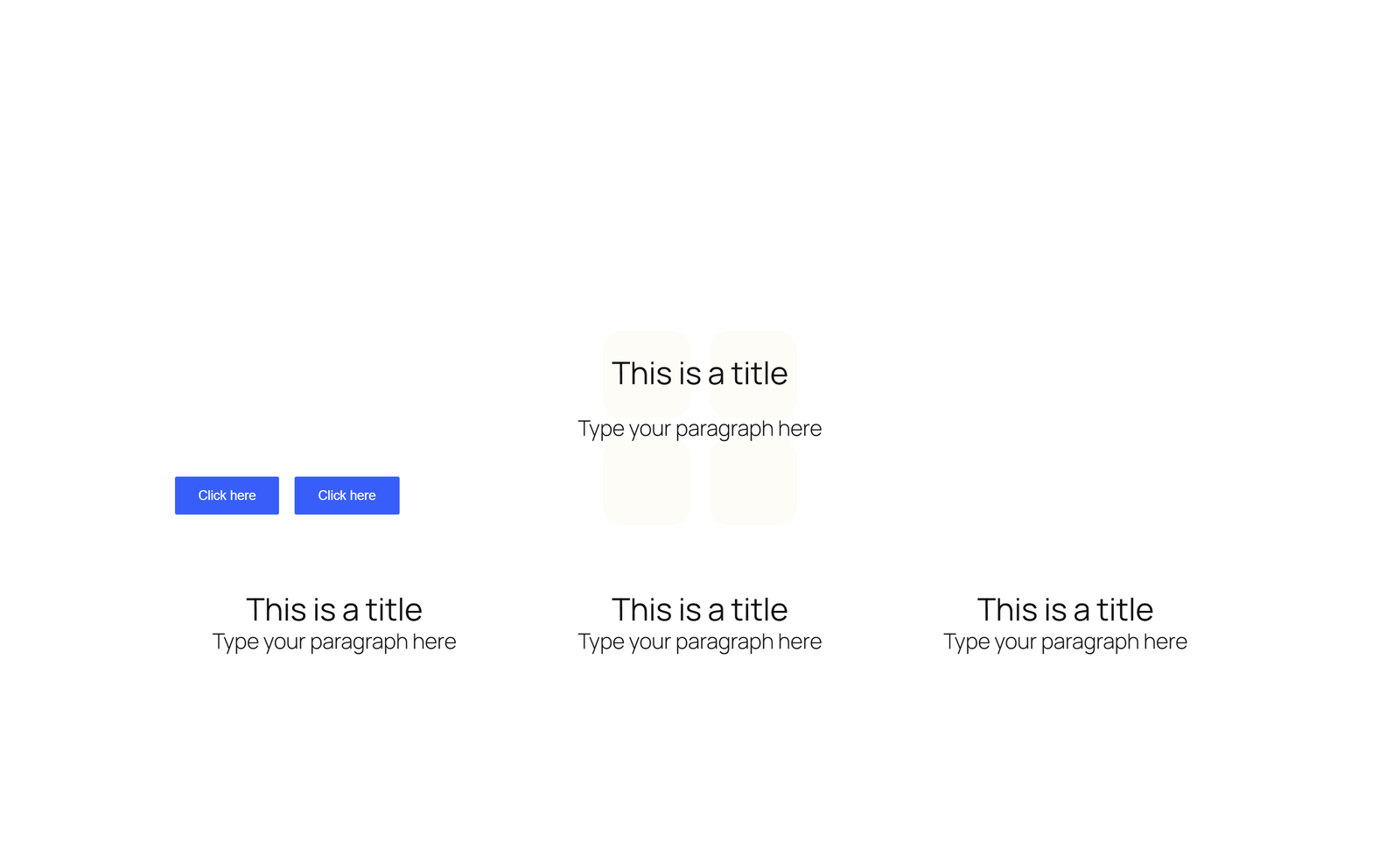 Screenshot of Centered Hero with Dual Buttons and Three-Stat Counter - Elementor Hero Sections component