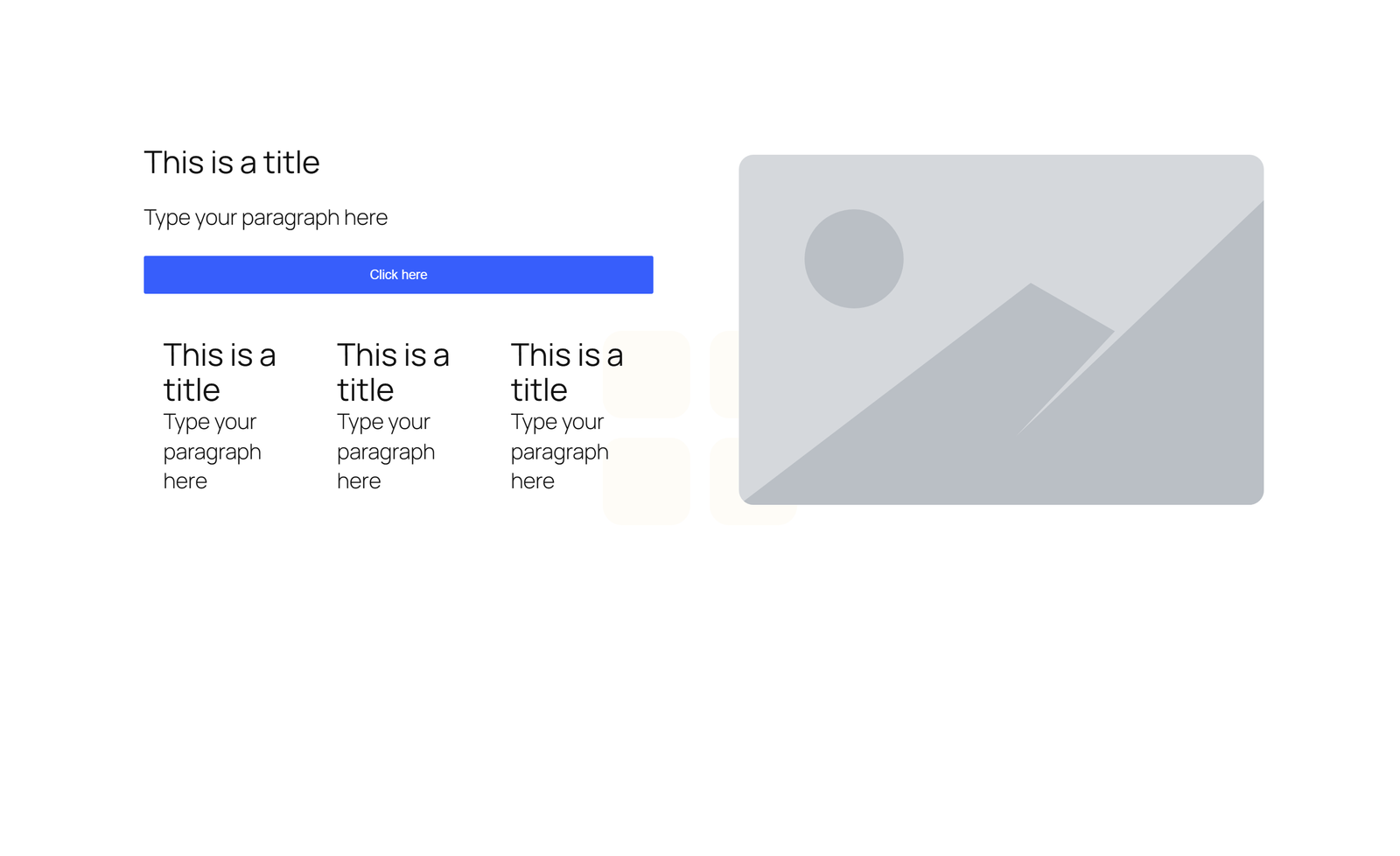 Split Hero with Stat Counter Left and Image Right - Elementor component