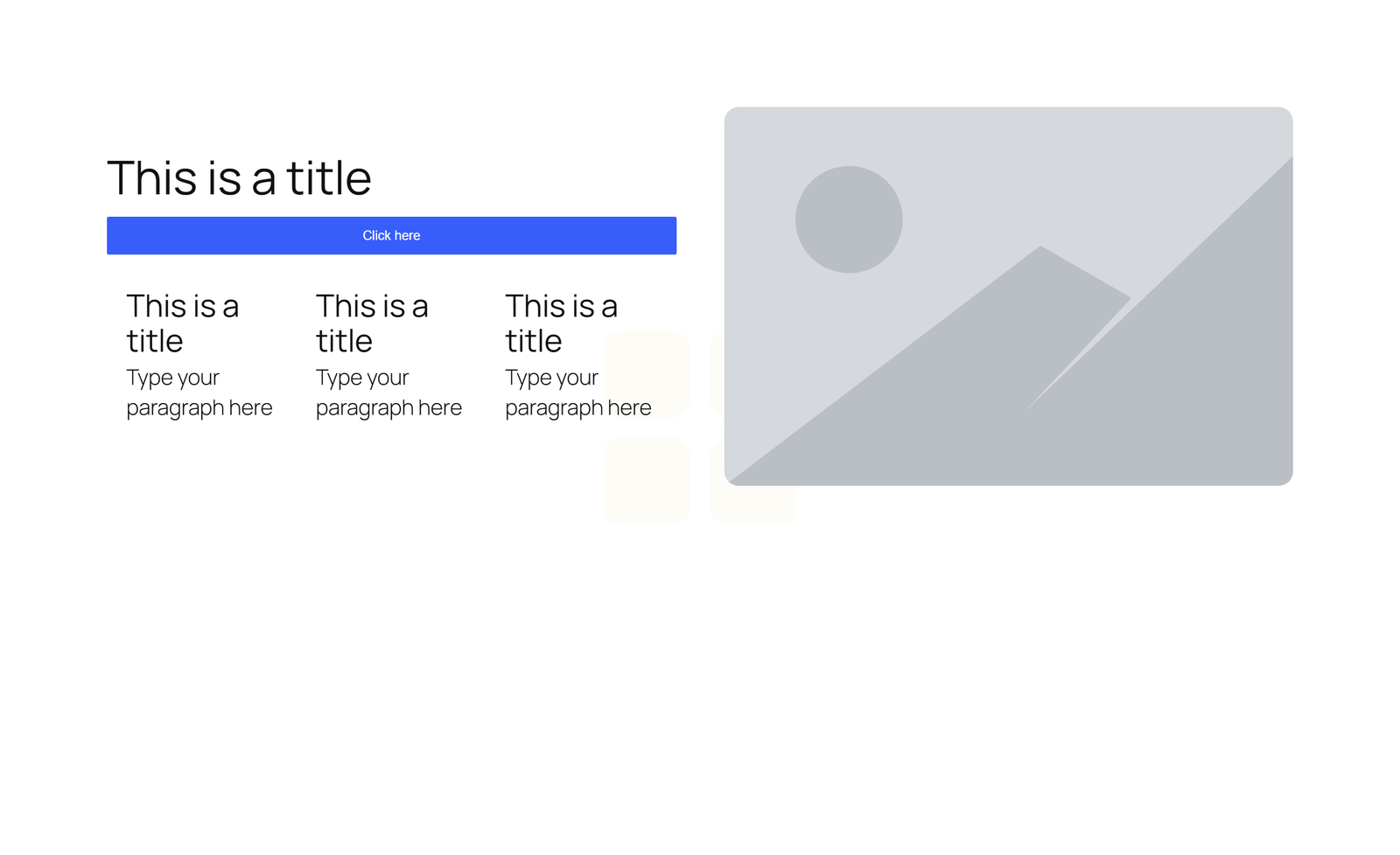 Centered Hero with Single Button and 3-stat Counter 2 - Elementor component