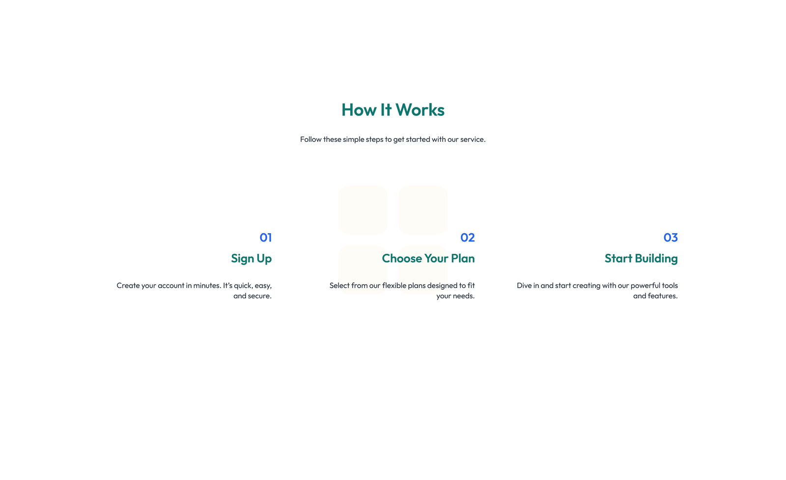 Screenshot of How It Works Layout Style 5 3 - Elementor How It Works / Process component