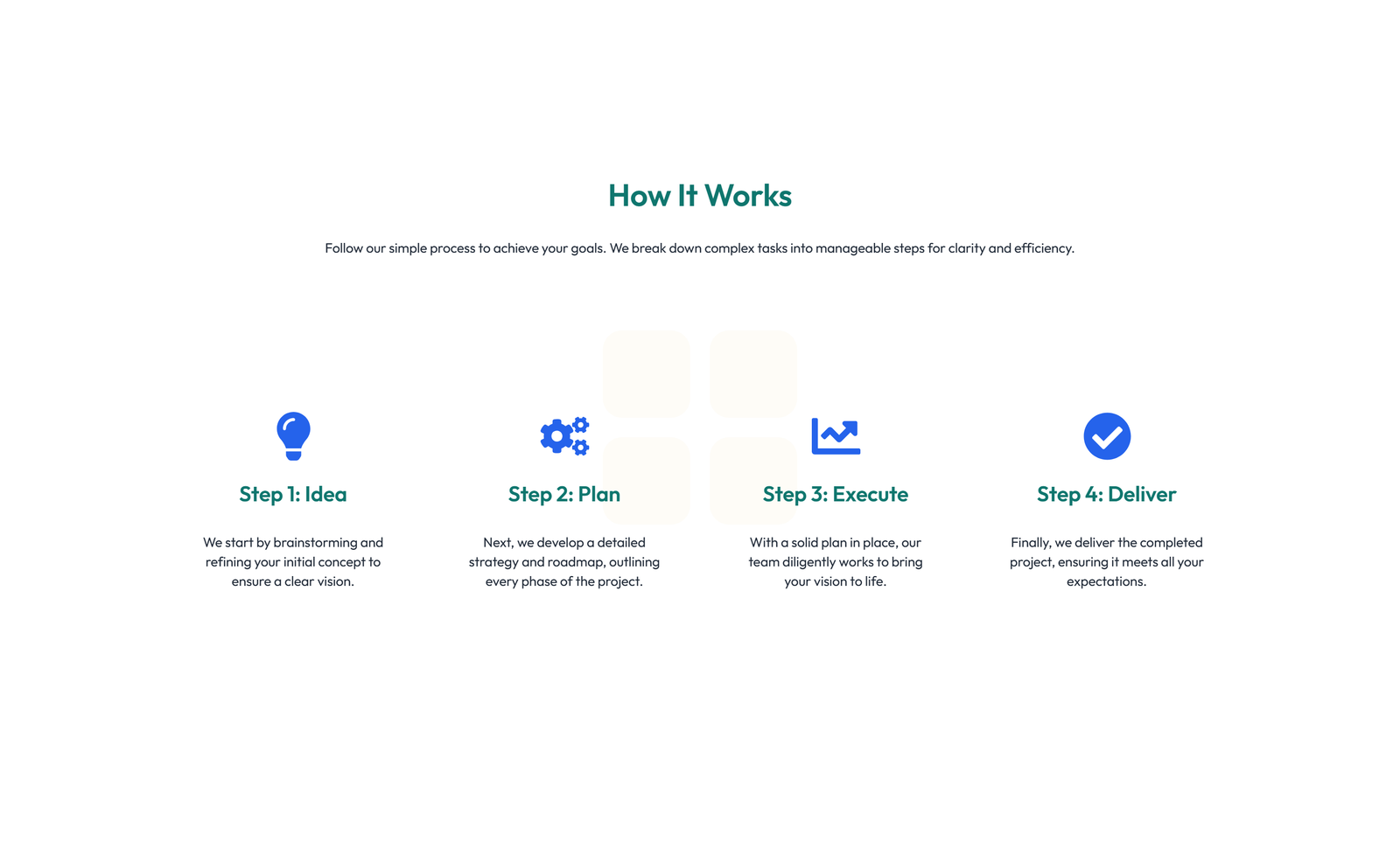 Screenshot of How It Works Layout Style 3 5 - Elementor How It Works / Process component