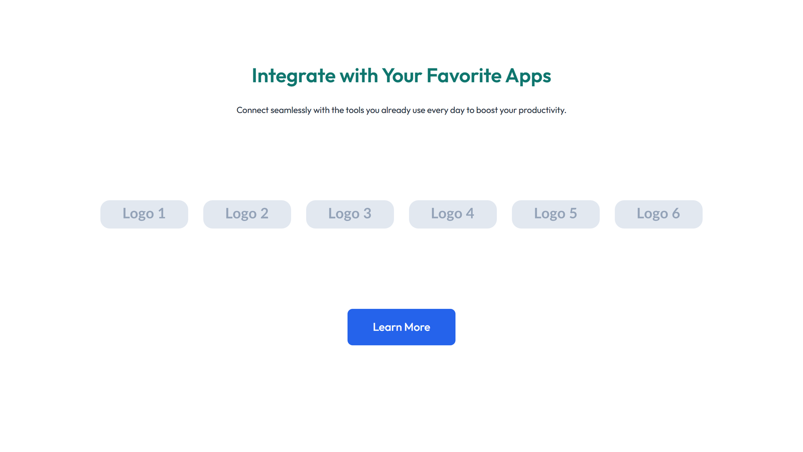Integration Layout Style 2 - Elementor component