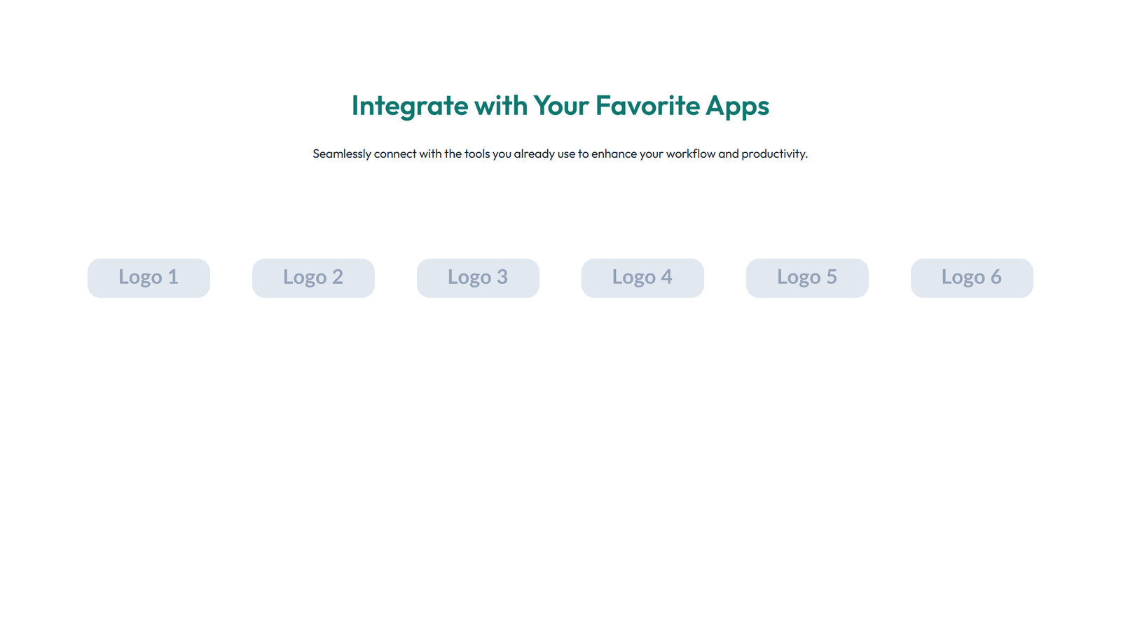 Screenshot of Integration Layout Style 4 - Elementor Integrations / Apps component