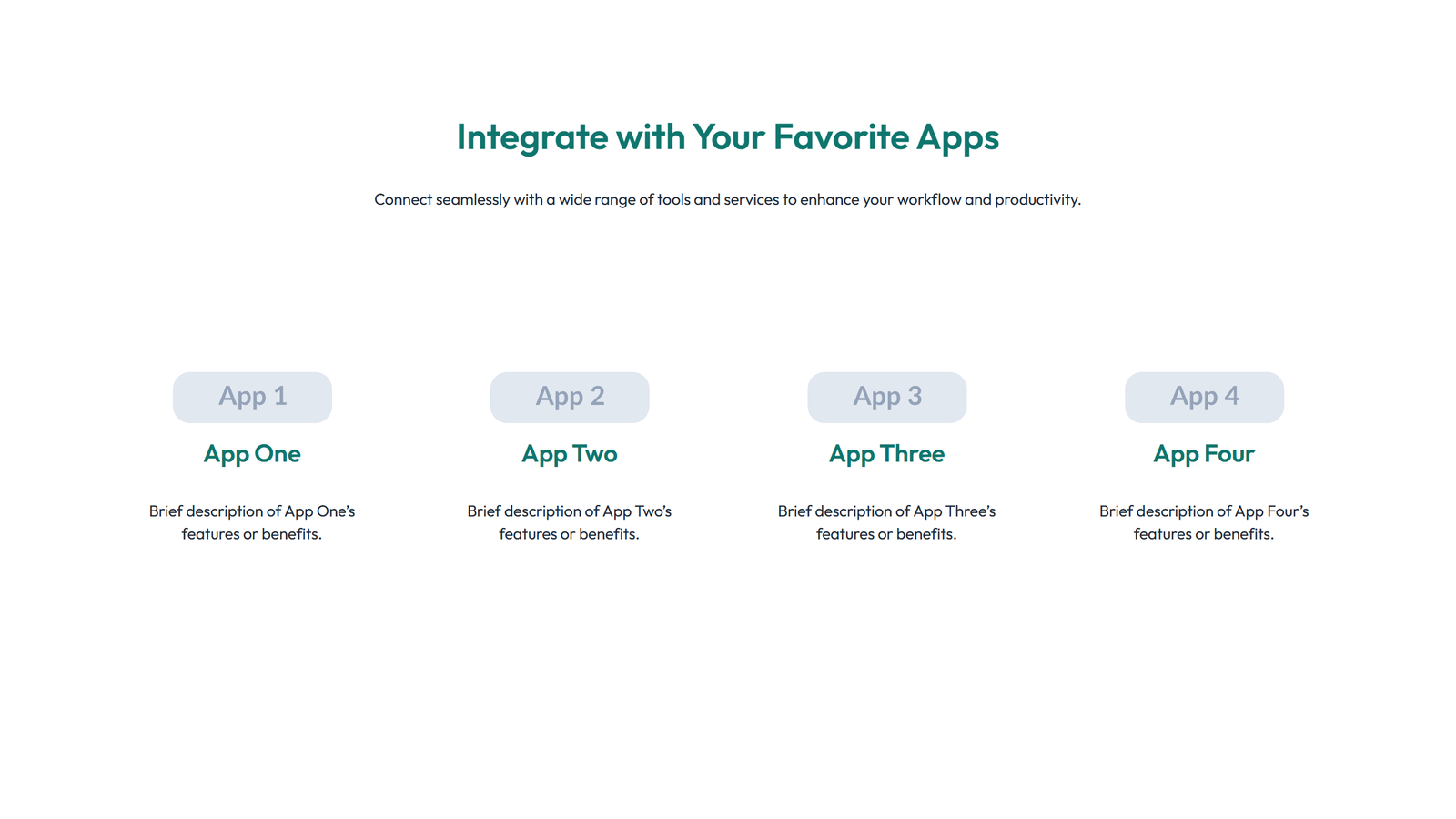 Integration Layout Style 5 4 - Elementor component