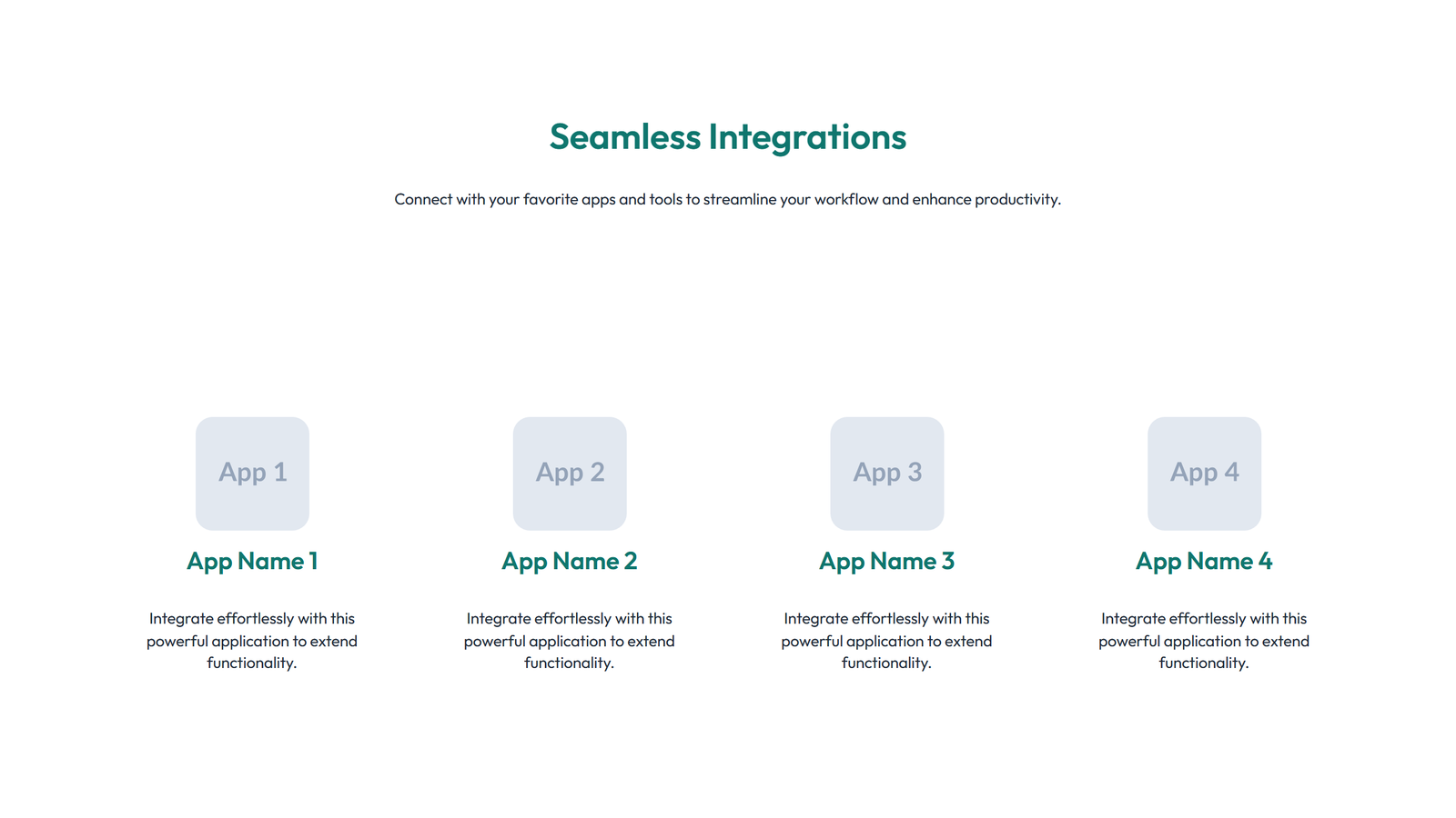 Integration Layout Style 3 6 - Elementor component