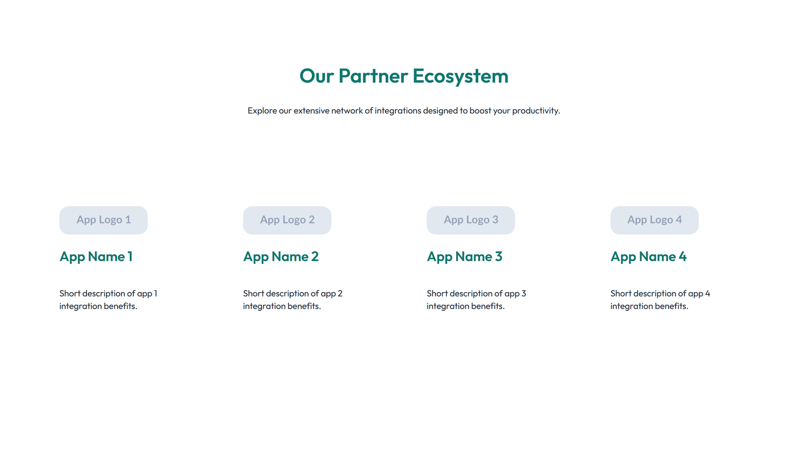 Screenshot of Integration Layout Style 4 7 - Elementor Integrations / Apps component