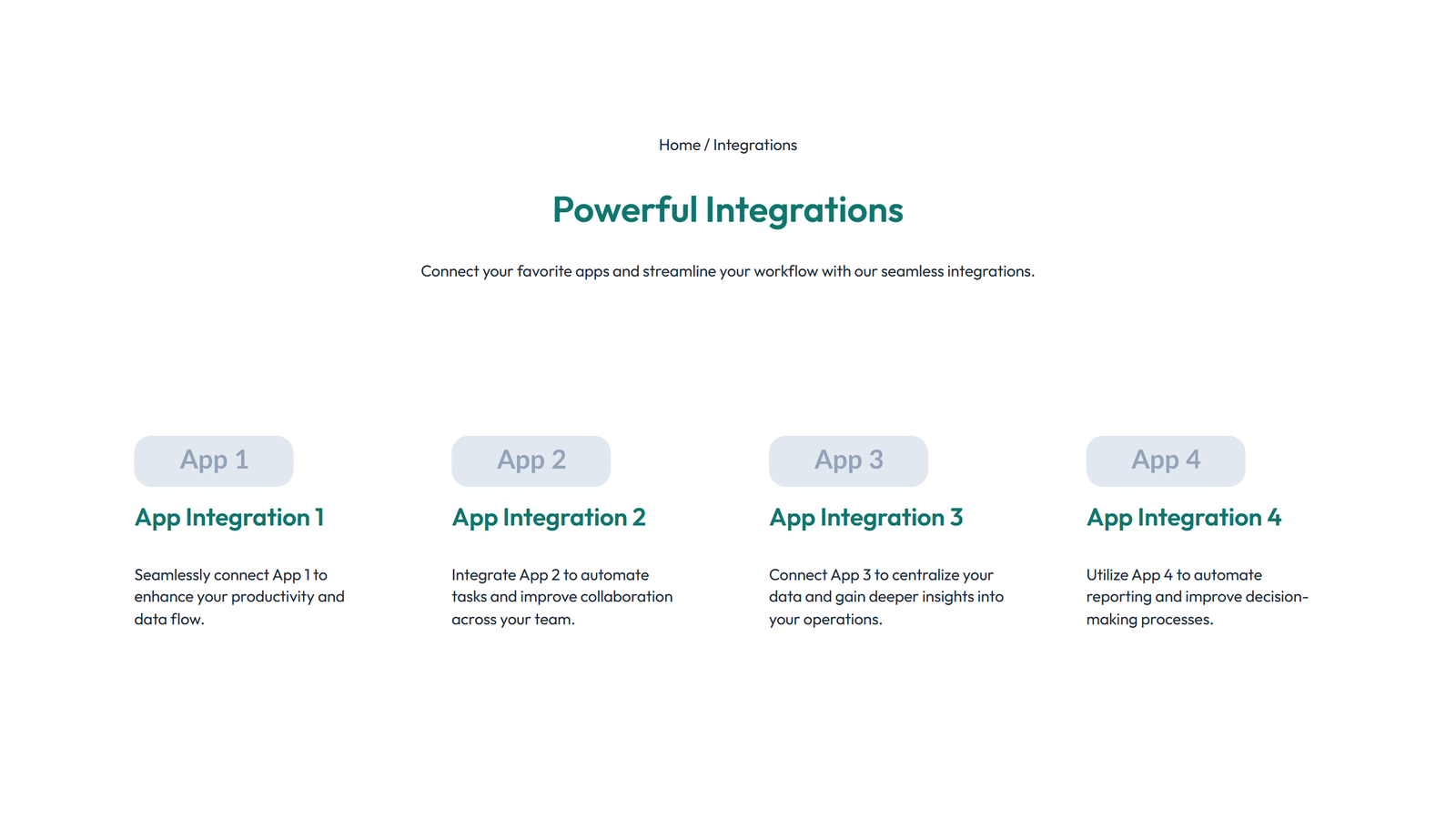 Integration Layout Style 6 7 - Elementor component