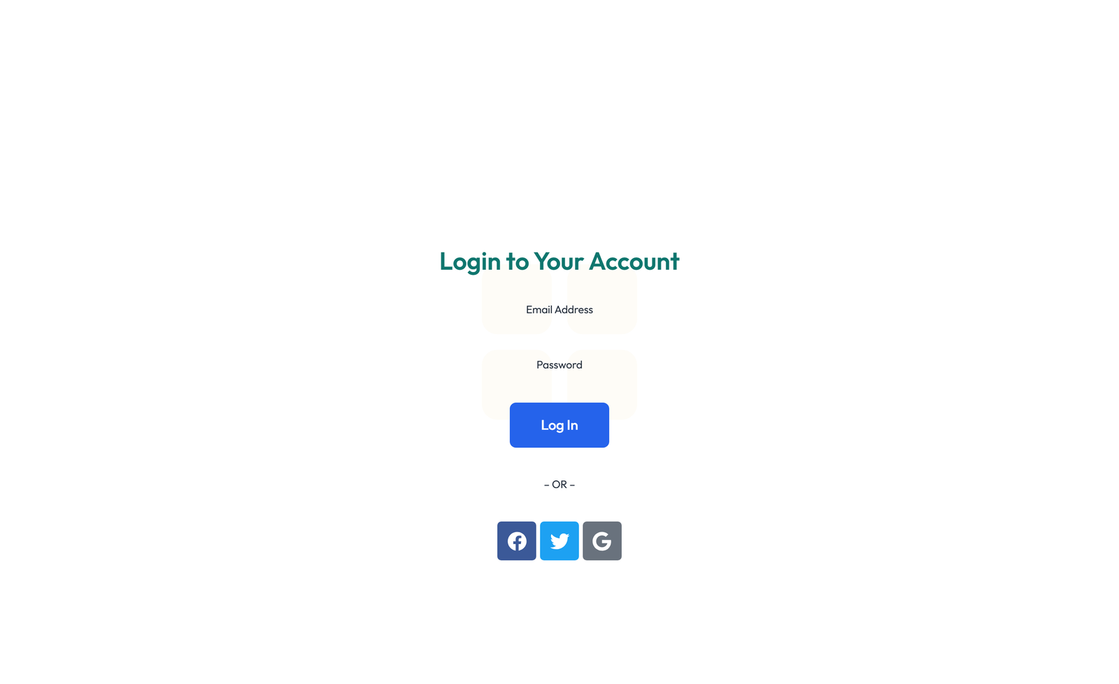 Screenshot of Login Layout Style 6 2 - Elementor Login / Auth component