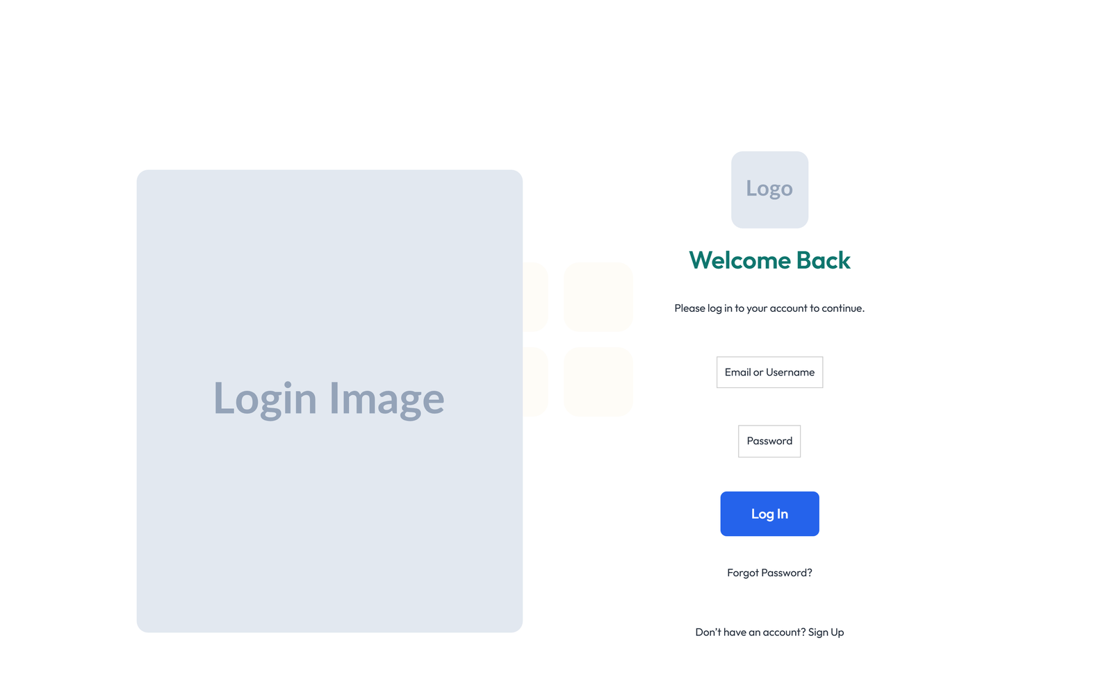 Login Layout Style 2 5 - Elementor component