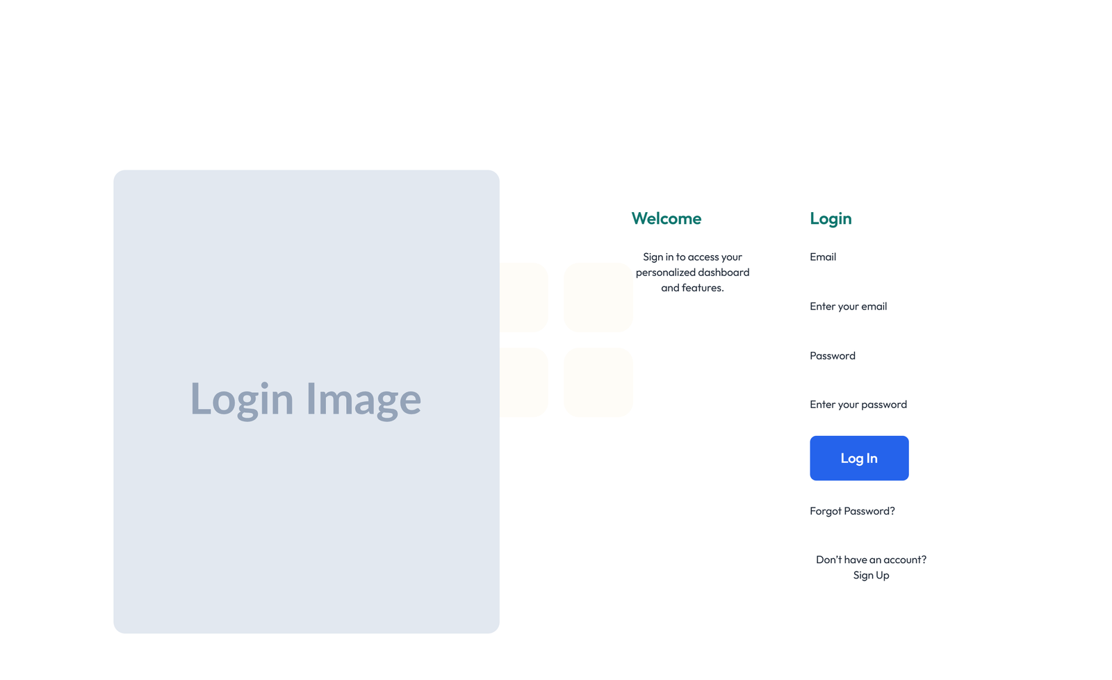 Login Layout Style 6 5 - Elementor component