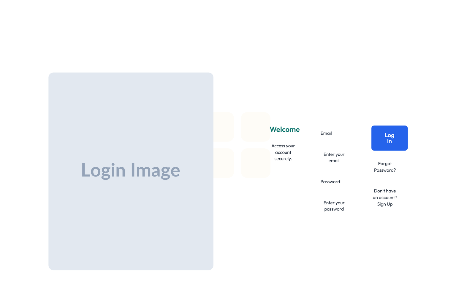 Login Layout Style 1 6 - Elementor component