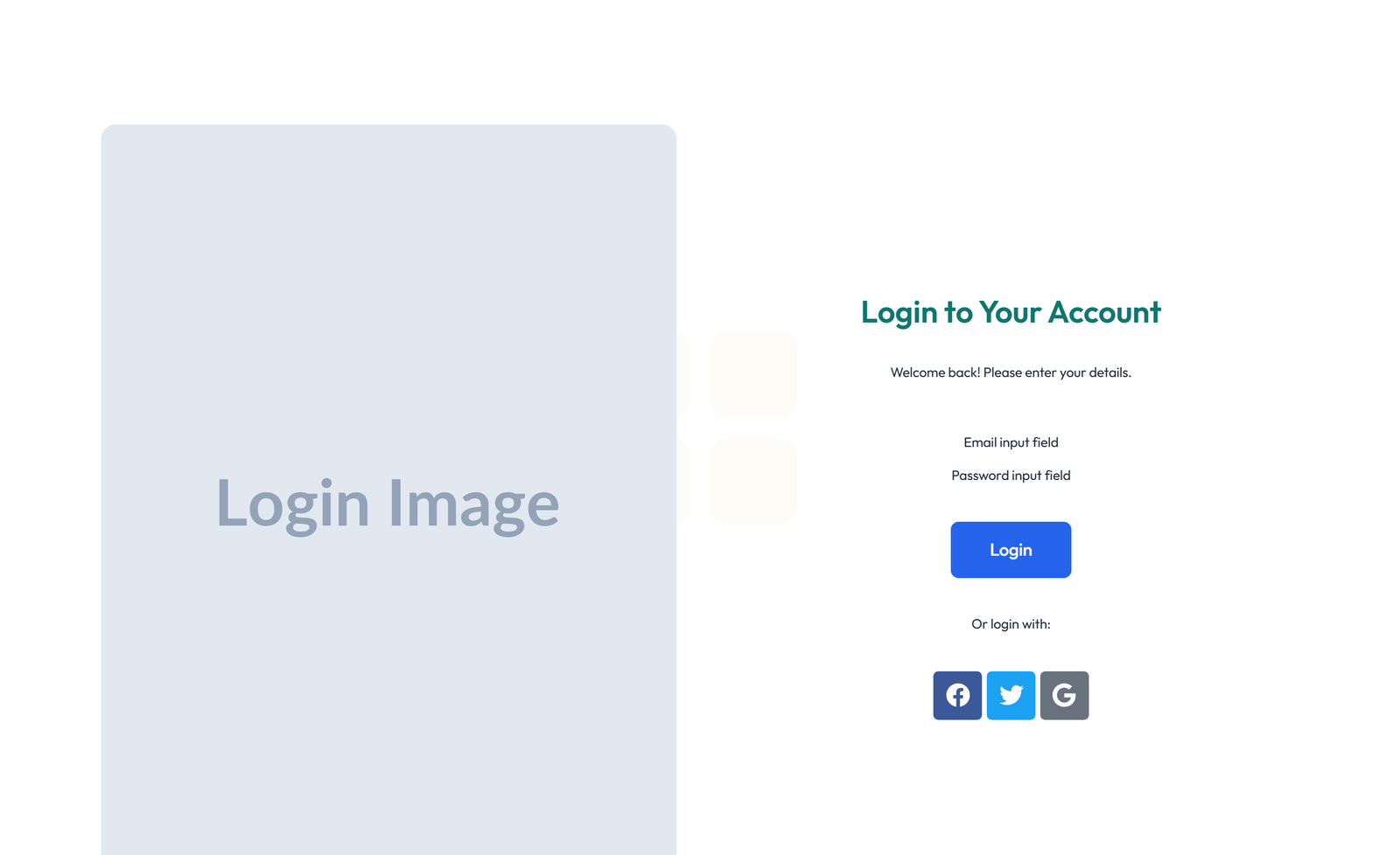Login Layout Style 4 6 - Elementor component