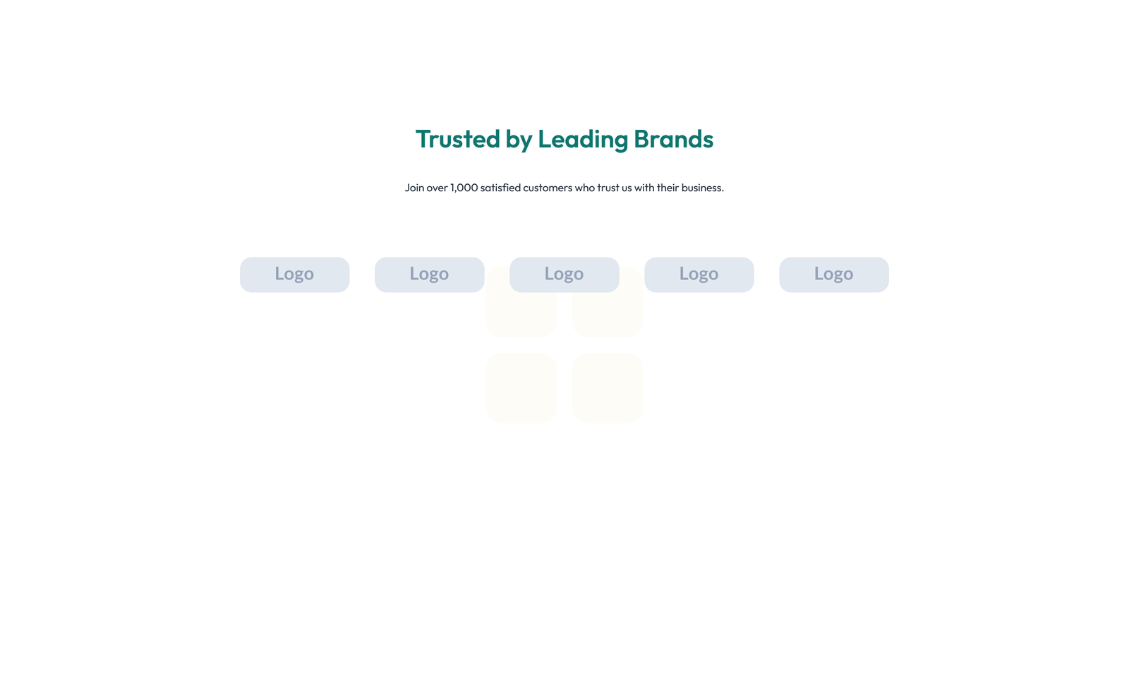 Screenshot of Logo Showcase Layout Style 1 - Elementor Logo / Trust Bars component