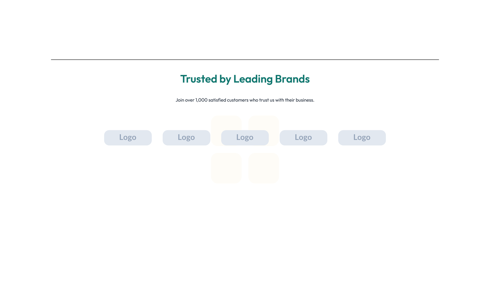Screenshot of Logo Showcase Layout Style 3 - Elementor Logo / Trust Bars component