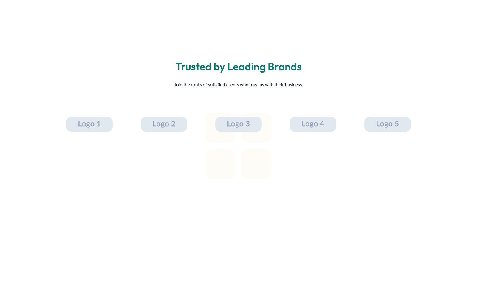 Screenshot of Logo Showcase Layout Style 4 - Elementor Logo / Trust Bars component