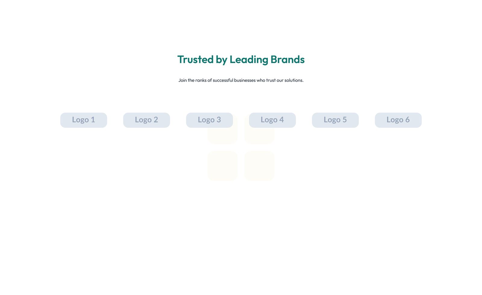 Screenshot of Logo Showcase Layout Style 5 4 - Elementor Logo / Trust Bars component